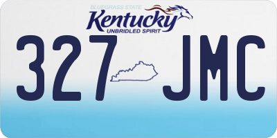 KY license plate 327JMC
