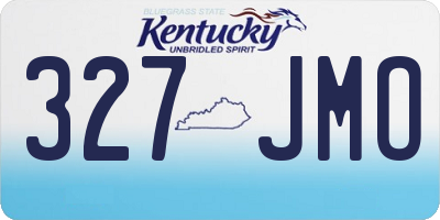 KY license plate 327JMO