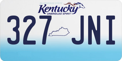 KY license plate 327JNI
