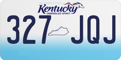 KY license plate 327JQJ