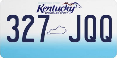 KY license plate 327JQQ