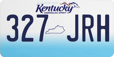 KY license plate 327JRH