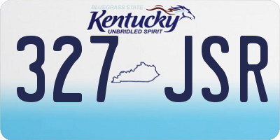 KY license plate 327JSR