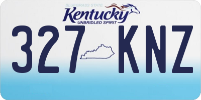 KY license plate 327KNZ