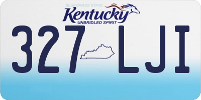 KY license plate 327LJI