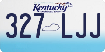 KY license plate 327LJJ
