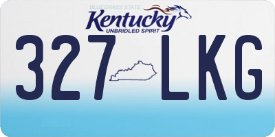 KY license plate 327LKG
