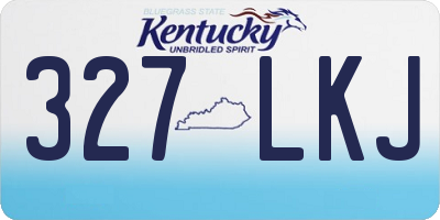 KY license plate 327LKJ
