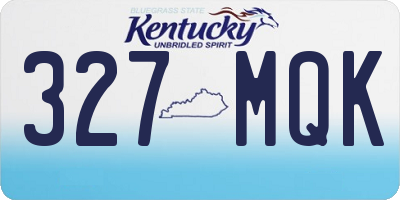 KY license plate 327MQK