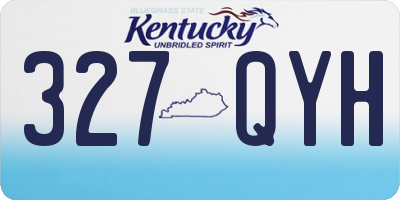 KY license plate 327QYH