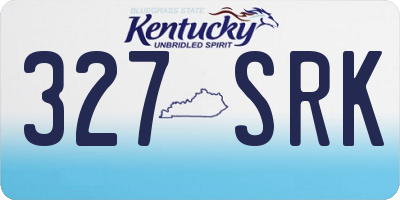 KY license plate 327SRK