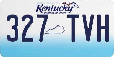KY license plate 327TVH