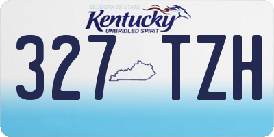 KY license plate 327TZH