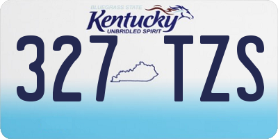 KY license plate 327TZS