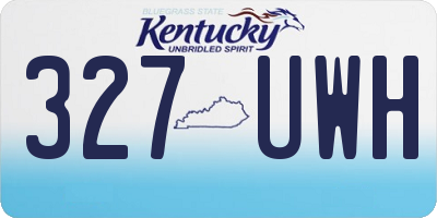 KY license plate 327UWH