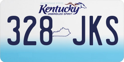 KY license plate 328JKS