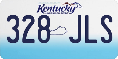 KY license plate 328JLS