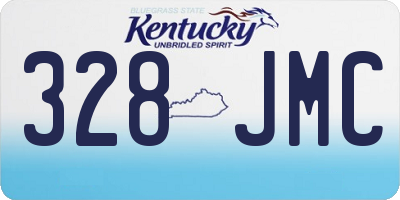 KY license plate 328JMC