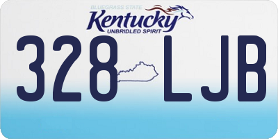 KY license plate 328LJB