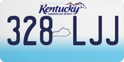 KY license plate 328LJJ