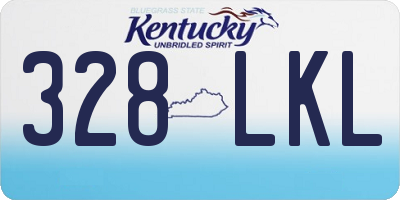 KY license plate 328LKL