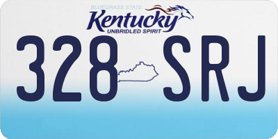 KY license plate 328SRJ
