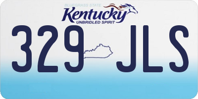 KY license plate 329JLS