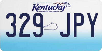 KY license plate 329JPY