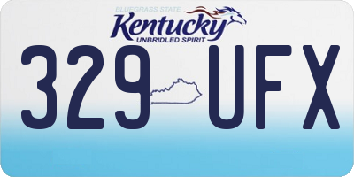 KY license plate 329UFX
