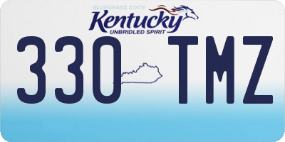 KY license plate 330TMZ