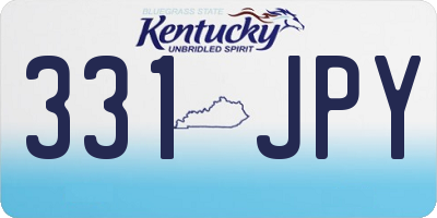 KY license plate 331JPY