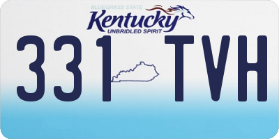 KY license plate 331TVH