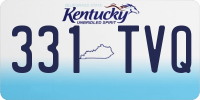 KY license plate 331TVQ