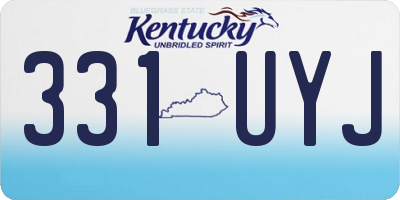 KY license plate 331UYJ