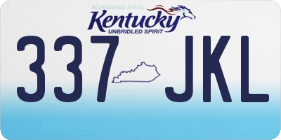 KY license plate 337JKL