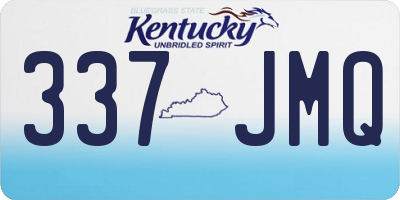 KY license plate 337JMQ