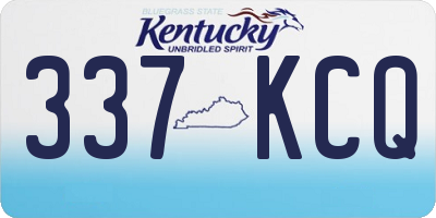 KY license plate 337KCQ