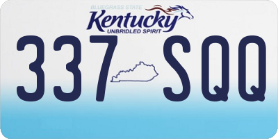 KY license plate 337SQQ