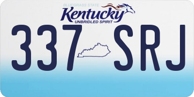 KY license plate 337SRJ