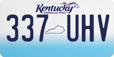 KY license plate 337UHV
