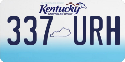 KY license plate 337URH