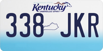 KY license plate 338JKR