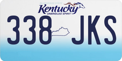 KY license plate 338JKS