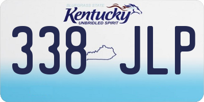 KY license plate 338JLP
