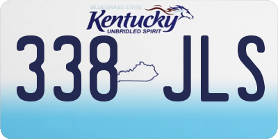 KY license plate 338JLS