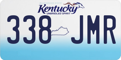 KY license plate 338JMR