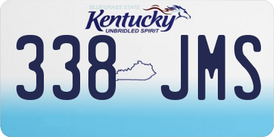 KY license plate 338JMS