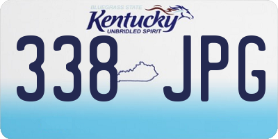 KY license plate 338JPG