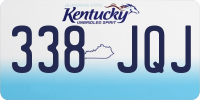 KY license plate 338JQJ