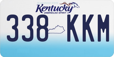 KY license plate 338KKM